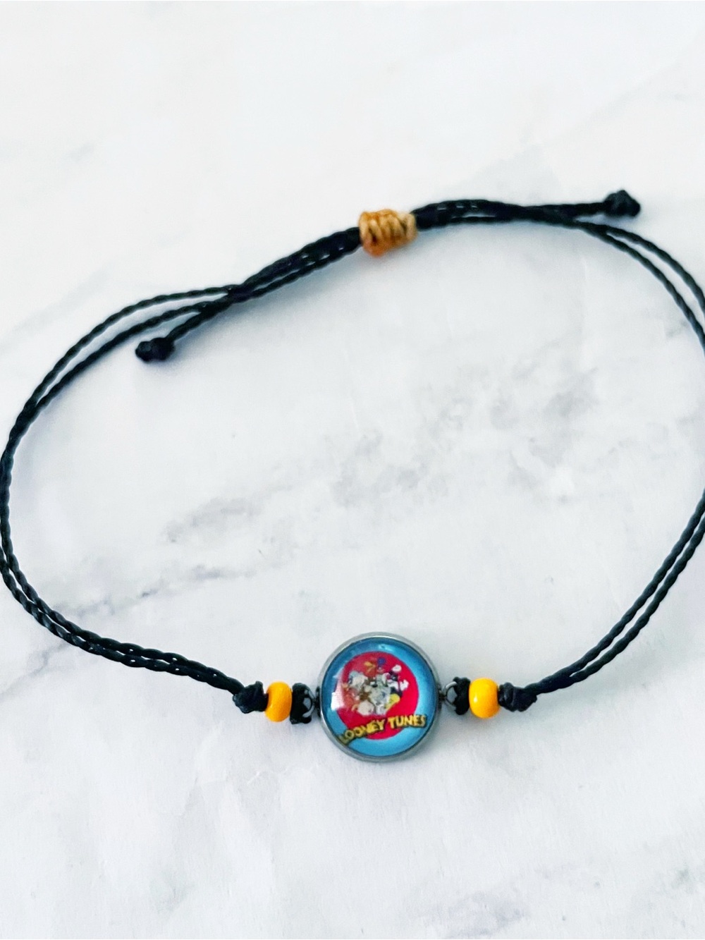Looney Tunes Adjustable Waterproof Charm Bracelet